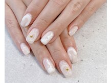 ネイル ビューティーマジック 葛西本店/ホワイトぷっくりネイル