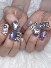 ホランイネイル(HORANGI NAIL)/フリーアートL＋有料パーツ