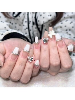 クイーンズビューティーサロン 歌舞伎町店(Queen's beauty salon)/チップ長さ出しアートやり放題