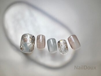 ネイル ドゥ 岡山駅前店(Nail Doux)/シックニュアンスフット