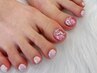 美爪育成CP☆【フット】持ち込みデザイン+フットバス+甘皮ケア+足裏ケア