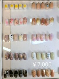定額ネイルデザイン　¥7,000