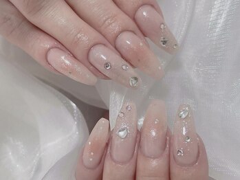 ネイルズバー 新宿店(Nails Bar)/ミルキーピンクスターズネイル