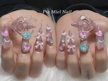 ピオミエルネイル 新宿(pio miel nail)/キラキラゆめかわネイル