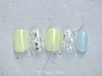 サニーサイド 銀座(Sunny Side)/レースネイル ¥11000