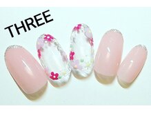 ネイルアンドまつげエクステ専門サロン スリー(THREE)/フラワーアート