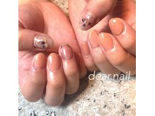 ディアネイル(dear.nail)/押し花 &nbsp;× &nbsp;宝石アート