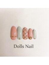 トータルビューティーサロン ドールズ(total beauty salon Dolls)/キルティングネイル