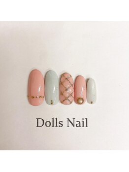 トータルビューティーサロン ドールズ(total beauty salon Dolls)/キルティングネイル