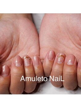 アムレート ネイル 蕨(Amuleto NaiL)/ワンポイントネイル