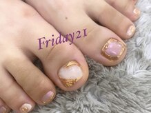 フライデートゥエンティーワン(Friday 21)/フットネイル　6/21