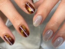 エル(ELU)/アシメデザインネイル