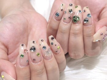エスフィーネイルサロン リシェル(Esfy nailsalon Richer)の写真/可愛すぎるパーツ多数ご用意★[フリーART☆ジェル¥8800～/スカルプ¥14800～/ジェルチップ長さ出し¥12800～]