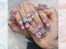 ピオミエルネイル 新宿(pio miel nail)/キラキラゆめかわネイル
