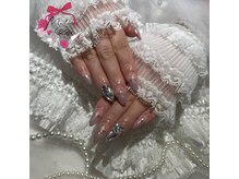 マシェリローズ(Macherie Rose)/紫キラキラネイル♪