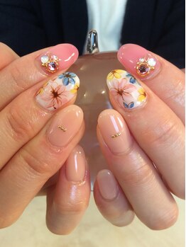 リオッサ オブ ラグーン(RIOSSA of Lagoon)/3色フラワー×アンティーク