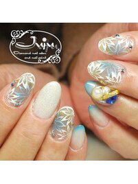 雪の華デザイン