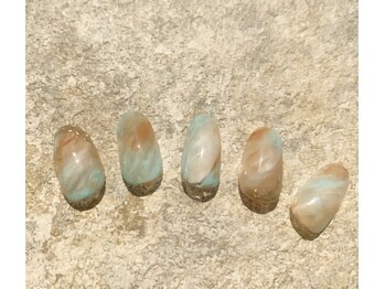 ベーシック ネイルウィザードアカデミー 麻布十番店(Basic×NailWizardAcademy)/7月【毎月厳選☆トレンド4種】