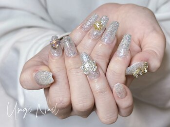 ウサギネイル 新大久保店(usagi nail)/マグネットフレンチ秋可愛い