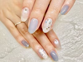 【B10】結晶ネイル