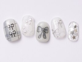 チェックリボン　￥8300