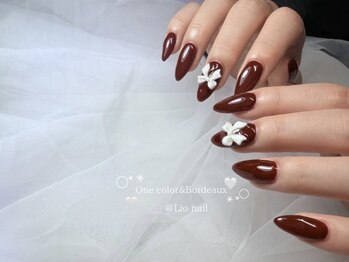 リオネイル(Lio nail)/流行りのおリボンが決め手◎