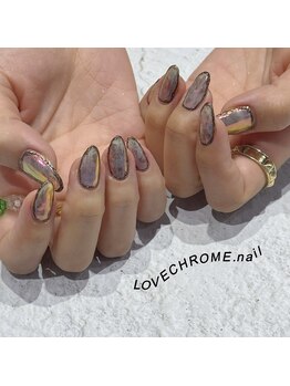ラブクロム(LOVE CHROME)/ホイルニュアンスネイル