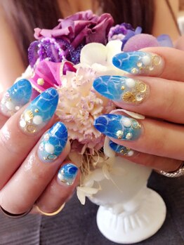 ネイルサロンアンドスクール ヴィタリティ(Vita-lity)/ブルースカルプ