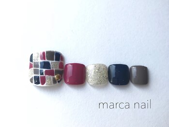 マルカネイル(marca nail)/フット定額アートコース