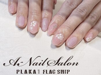 エーネイルサロン プラーカ本店(A-Nail Salon)/　フラワーネイル