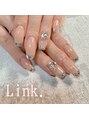 リンク(Link.)&nbsp;大人可愛い★ガラスフレンチ★スワロパーツ