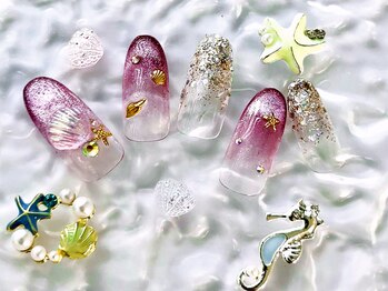 ルル ソレイユ(LouLou Soleil)/貝殻ネイル