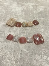 エーナイン イオン福島店/フットネイル定額デザイン