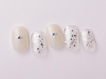 アイネイルズ 恵比寿店(I nails)/シルバーラメ6980円