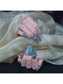 ミヤ ネイル 鶴見店(MIYA nail) フラッシュ、オーロラネイル