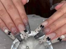 ベーシック ネイルウィザードアカデミー 本厚木店(Basic×NailWizardAcademy)/ドットリボンネイル