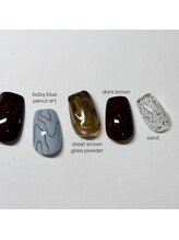 スティラ サポ ネイルアンドアイラッシュ(Stilla SAPO Nail&Eyelash)/定額B ￥7400/Kozue