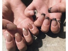ネイルアヴァンス 京橋店(Nail AVANCE.)/ブラウンフレンチアシメ★