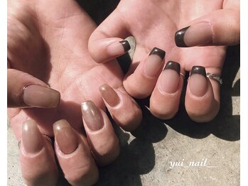 ネイルアヴァンス 京橋店(Nail AVANCE.)/ブラウンフレンチアシメ★