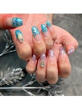 ネイルサロン あんび/ラメグラデーション