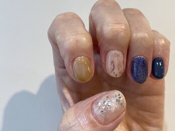 アンティム ネイル(INTIME nail)/ちぐはぐネイル