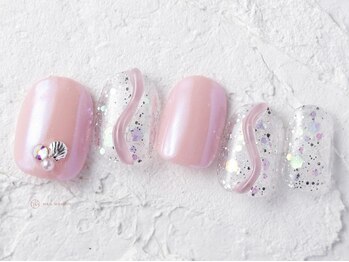 ネイルメゾン 池袋店(NAIL MAISON)/ぷっくりクリアシェル¥8050