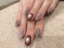 サロンドティアラ(salon de tiara)/ツイードネイル