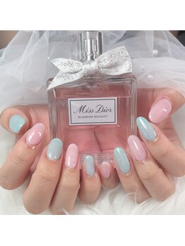 ハニーネイル(Honey nail)/ラメワンカラー