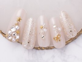 クリスマスツリーネイル