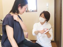 おさかべ鍼灸院の雰囲気（カウンセリングの様子）