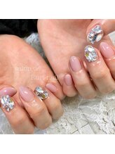 サロンドルリネイル(salon de Ruri nail)/◎しきつめビジュー★