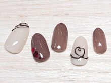 トータルラグジュアリーサロン ジョリーホワイト 綾瀬店(Jolie White)/定額バレンタインネイル5800