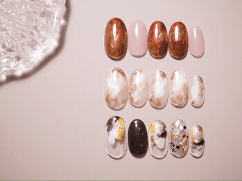 ホロムアガーデン 芝(Holomua Garden)の写真/ハロウィンニュアンスアートで季節感を楽しむ♪大人可愛い甘辛ミックスで上品な指先へ♪