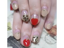 ネルフィーズ(NAILFY's)/秋のアニマル柄ネイル